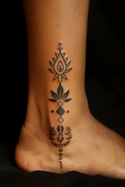 ankle tattoos for women 15