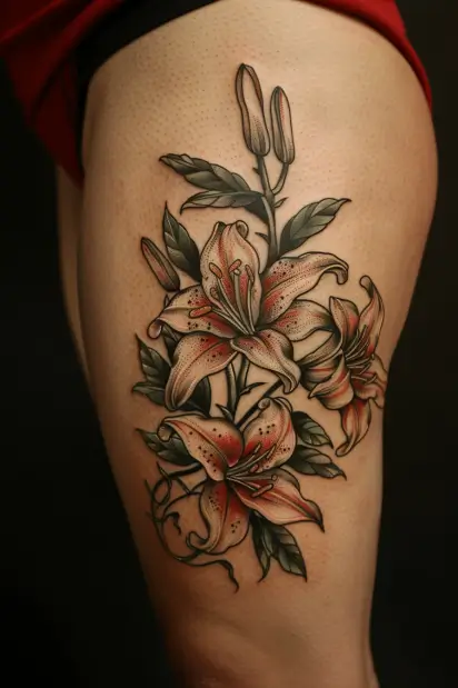 lily tattoo ideas 13