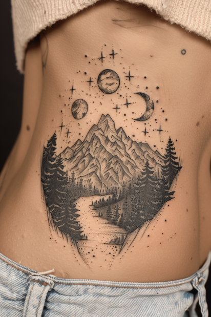 mountain tattoo design ideas 18