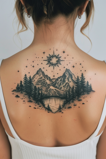 mountain tattoo design ideas 21