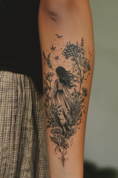 forearm tattoos for women 14