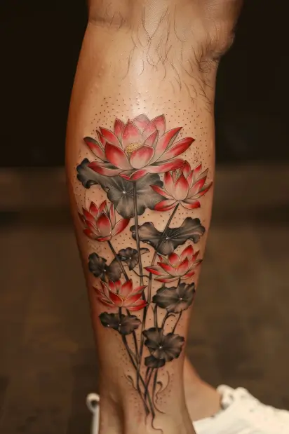 lotus flower tattoos 14