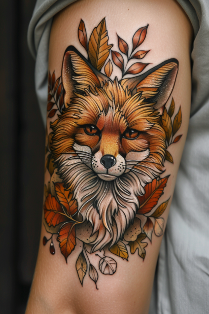 bicep tattoos for women 21