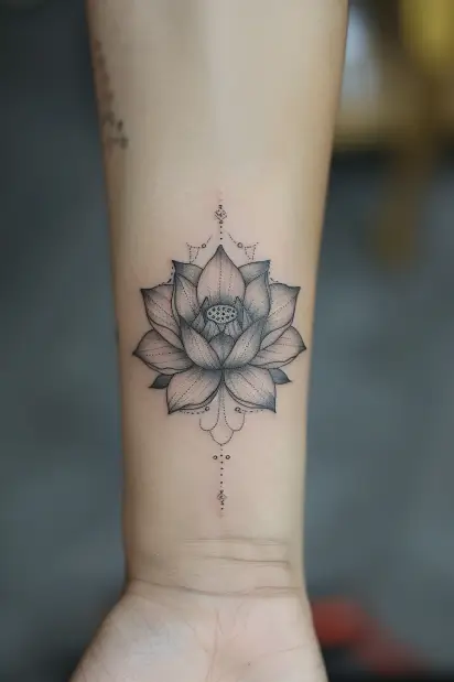 lotus flower tattoos 9