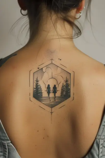 mother daughter tattoos 25