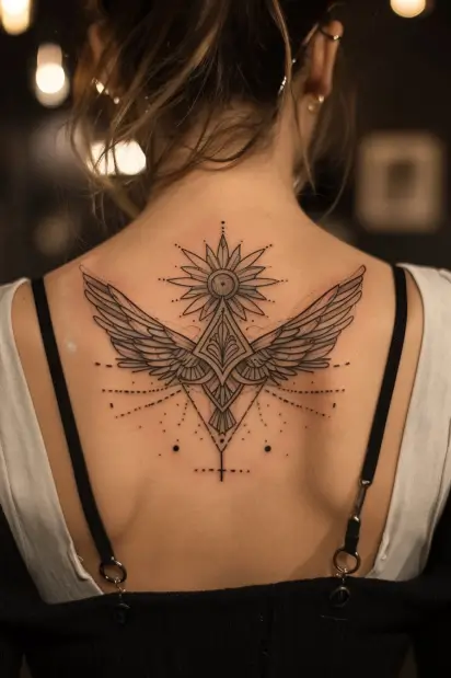 angel wings tattoo ideas 3