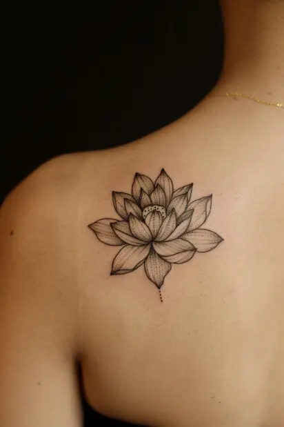 lotus flower tattoos 19