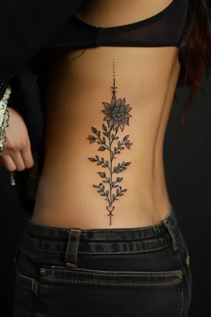 rib tattoos for women 4