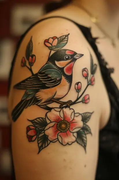 bird tattoos for women 4