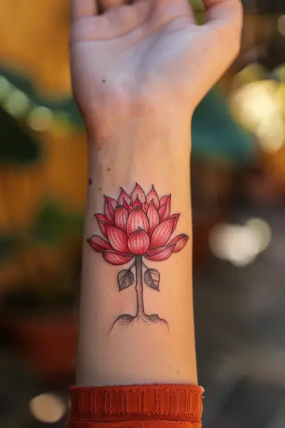 lotus flower tattoos 29