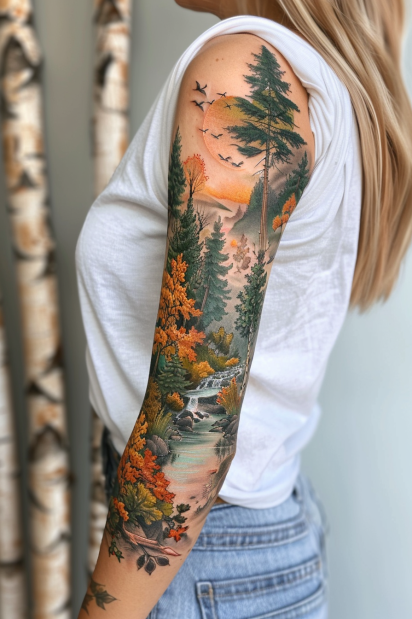 sleeve tattoos for women 6
