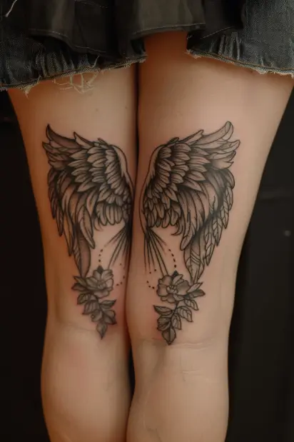 angel wings tattoos 9