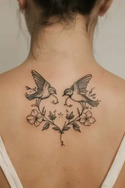bird tattoos for women 34