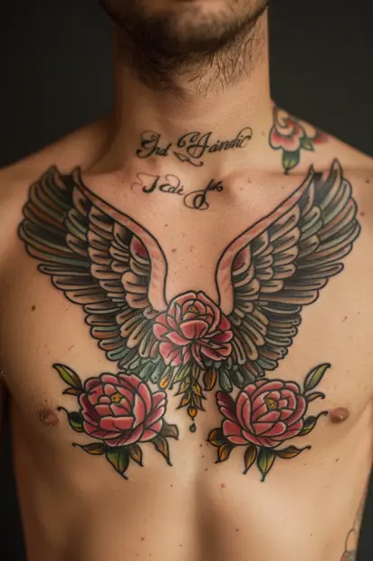 angel wings tattoo ideas 1