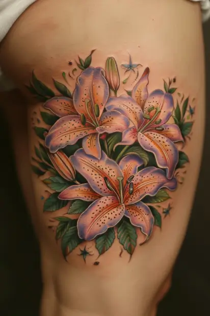 lily tattoo ideas 16