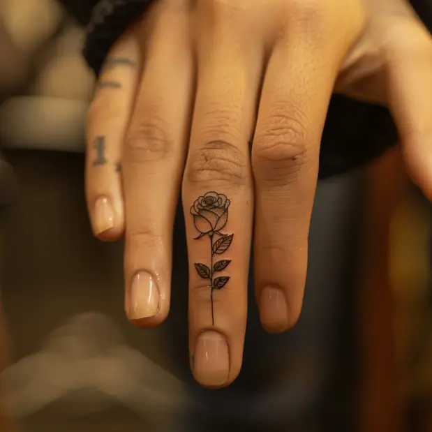 finger tattoos for women 1