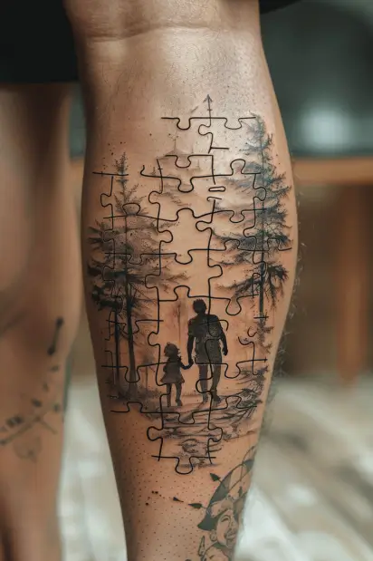 Father and Daughters Tattoo Ideas 19