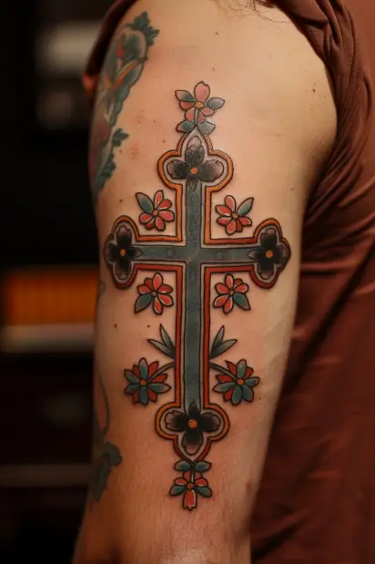 cross tattoo ideas 14
