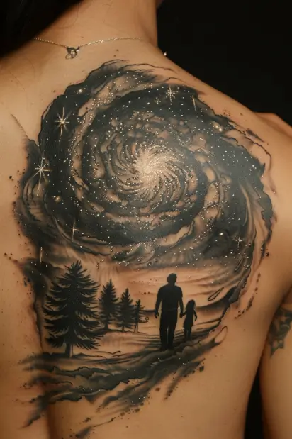 Father and Daughters Tattoo Ideas 9