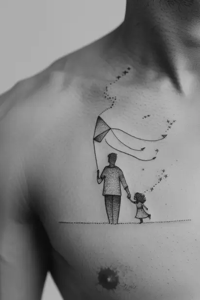 Father and Daughters Tattoo Ideas 15