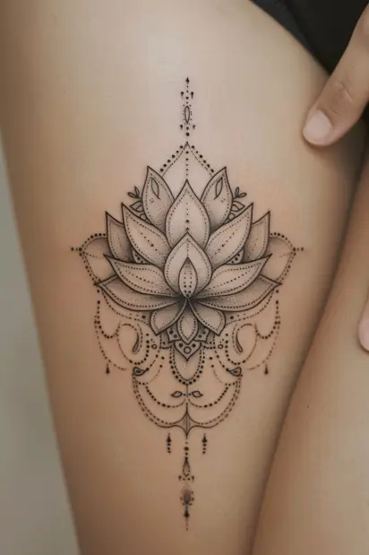 lotus flower tattoos 8
