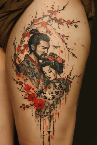Father and Daughters Tattoo Ideas 7