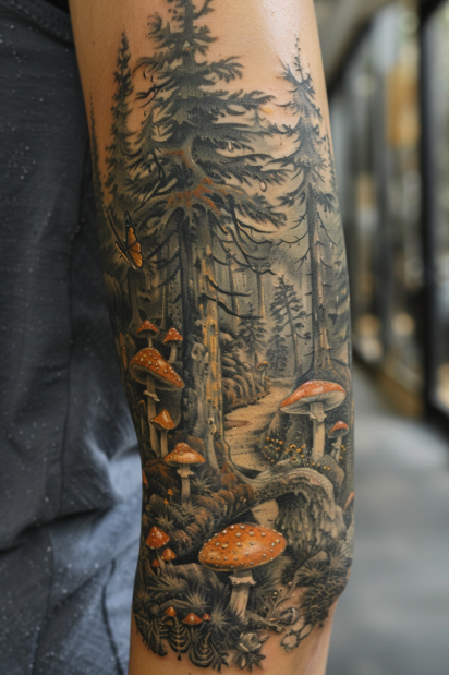 bicep tattoos for women 4