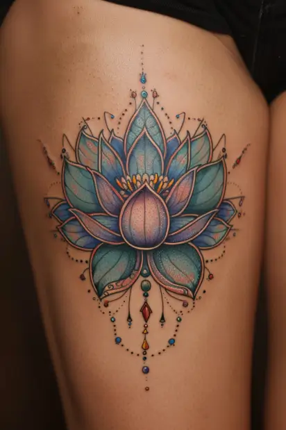 lotus flower tattoos 25