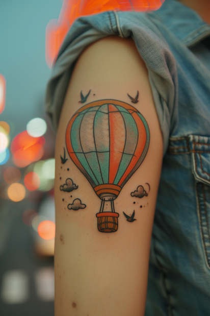 bicep tattoos for women 15