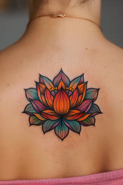 lotus flower tattoos 23