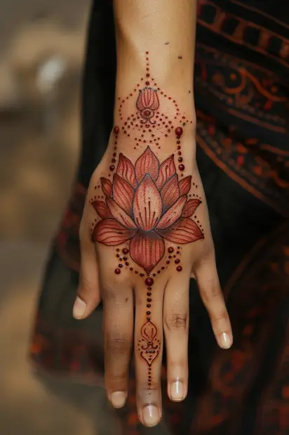 lotus flower tattoos 17