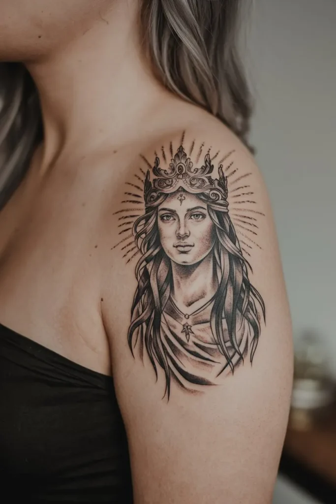 Queen of Strength Tattoo
