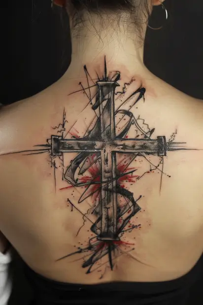 cross tattoo ideas 8