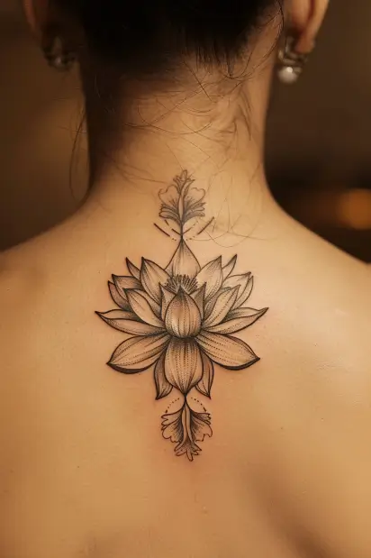 lotus flower tattoos 16