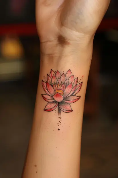 lotus flower tattoos 28