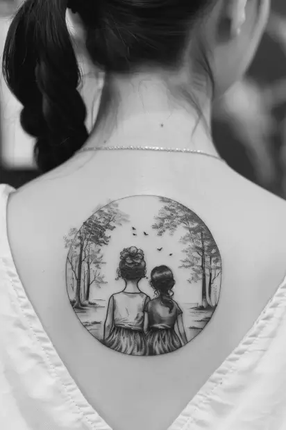 mother daughter tattoos 15