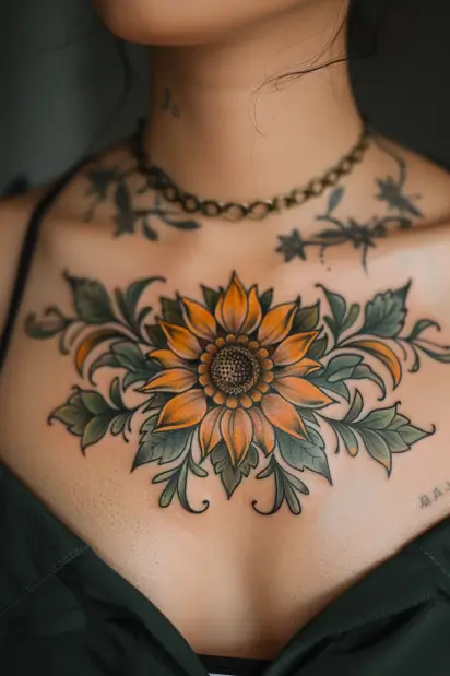sunflower tattoo ideas 2