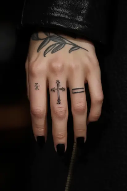 finger tattoos for women 3