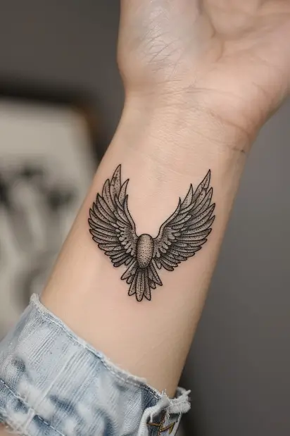 angel wings tattoos 12