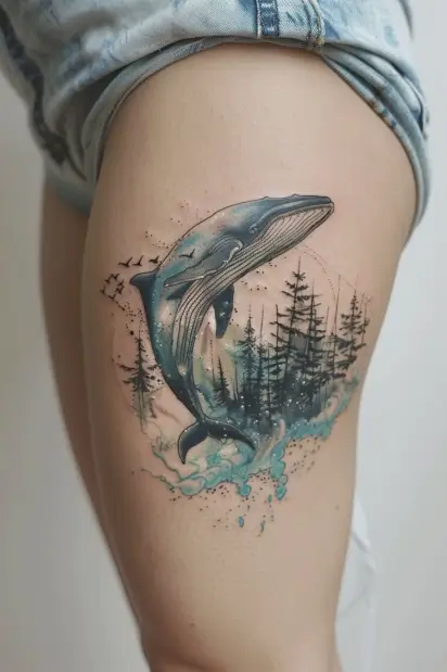 ocean theme tattoos 15