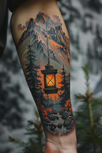 mountain tattoo design ideas 19