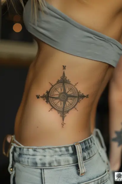 rib tattoos for women 13