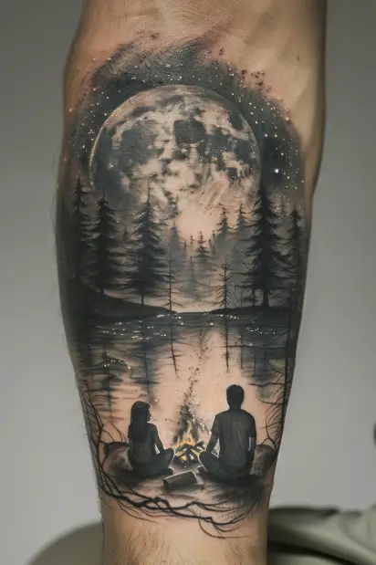 Father and Daughters Tattoo Ideas 20