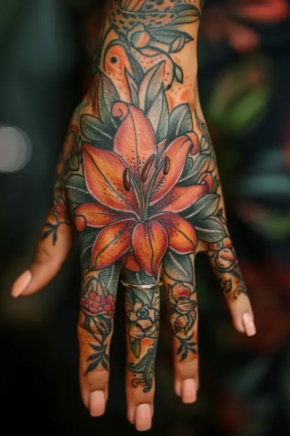 lily tattoo ideas 21