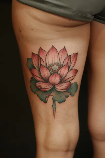 lotus flower tattoos 24