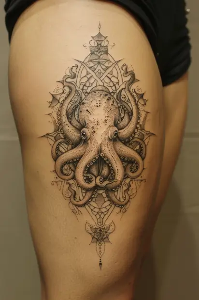 ocean theme tattoos 7