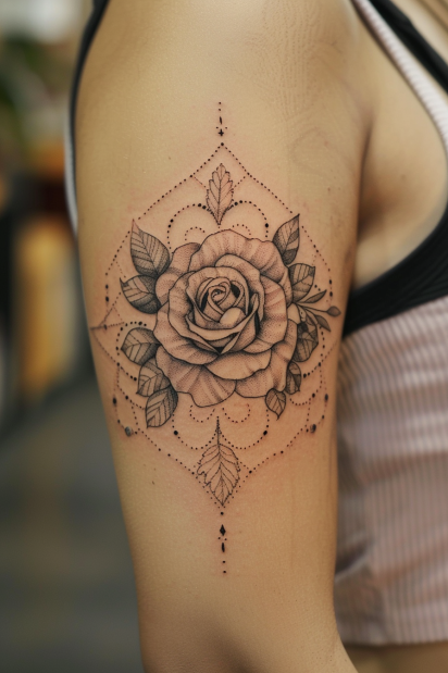 bicep tattoos for women 10