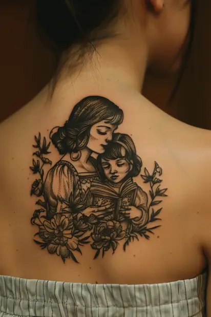 mother daughter tattoos 16