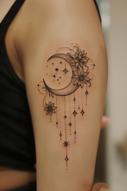 bicep tattoos for women 8