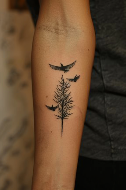 forearm tattoos for women 18